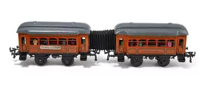 Schuler Auktionen AG - Bing, 4 Eisenbahn-Wagen