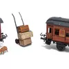 Schuler Auktionen AG - Bing, 4 Eisenbahn-Wagen