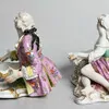 Schuler Auktionen AG - Meissen, 1 Paar Figuren mit Gewürzschalen 