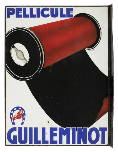 Schuler Auktionen AG - Reklametafel, "Pellicule Guilleminot"