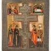 Schuler Auktionen AG - Staurothek-Ikone "Kreuzigung Christi" mit Basma