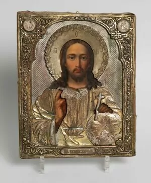 Schuler Auktionen AG - Christus Pantokrator mit Oklad