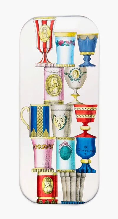 Schuler Auktionen AG - Piero Fornasetti, Tablett "Bicchieri di Boemia"