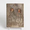 Schuler Auktionen AG - Hl. Michael und Hl. Barbara mit Silberoklad
