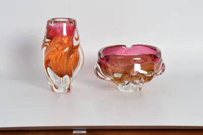 Schuler Auktionen AG - Murano, Vase und Ascherschale