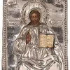 Schuler Auktionen AG - Christus Pantokrator mit Silberoklad
