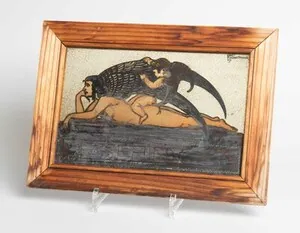 Schuler Auktionen AG - Ernst Rinderspacher, Hinterglasmalerei "Sphinx"