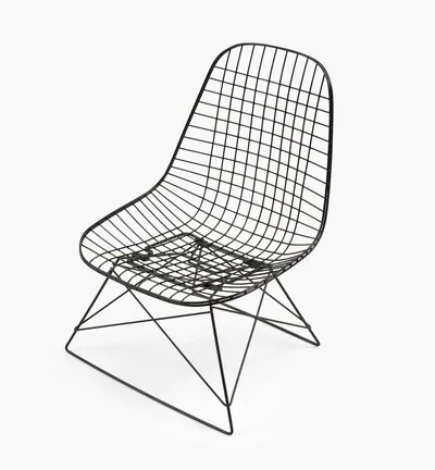 Schuler Auktionen AG - Charles & Ray Eames, Stuhl "Wire Chair" auf "Low Rod Base"
