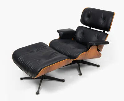 Schuler Auktionen AG - Charles & Ray Eames, Lounge Chair "670" mit Ottoman "671"