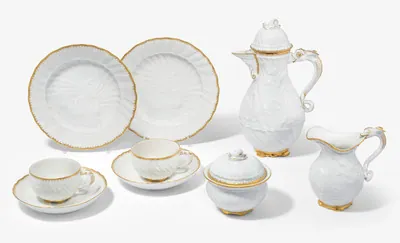 Schuler Auktionen AG - Meissen, Kaffeeservice "Schwanenservice" 