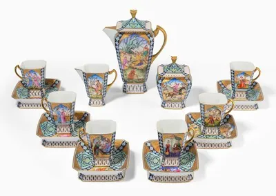 Schuler Auktionen AG - Herend, Kaffeeservice "Miniatures persanes"
