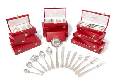 Schuler Auktionen AG - Besteckservice, Cartier "Maison Louis Cartier Trinity"