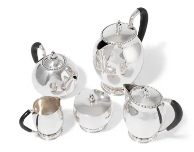 Schuler Auktionen AG - Kaffee-/Teeservice, Georg Jensen