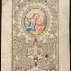 Schuler Auktionen AG - Spitzenbild "Maria und Hl. Joseph" mit Abtwappen