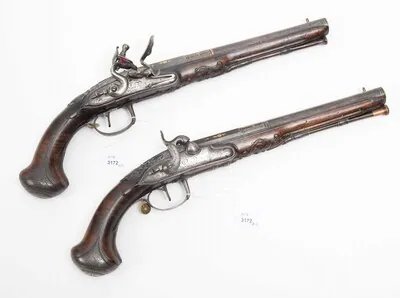 Schuler Auktionen AG - Steinschloss-Pistolenpaar