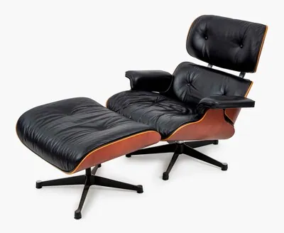 Schuler Auktionen AG - Charles & Ray Eames, Lounge Chair "670" mit Ottoman "671"