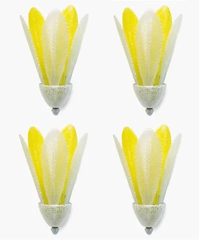 Schuler Auktionen AG - Barovier & Toso, 4 Wandappliken "Spade | Modell 6747"
