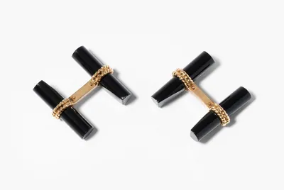 Schuler Auktionen AG - Van Cleef & Arpels Onyx-Manschettenknöpfe