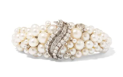 Schuler Auktionen AG - Diamant-Kulturperlen-Bracelet