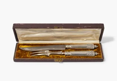 Schuler Auktionen AG - Vorlegebesteck-Set, Paris, Ende 19.Jh.