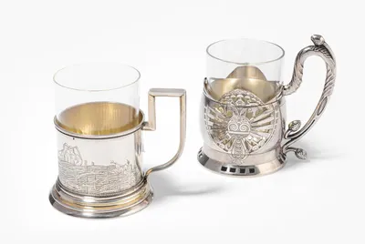 Schuler Auktionen AG - Lot: 2 Teeglashalter, Russland um 1900