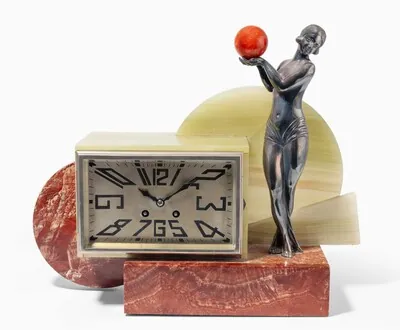 Schuler Auktionen AG - Art Déco, Kaminuhr