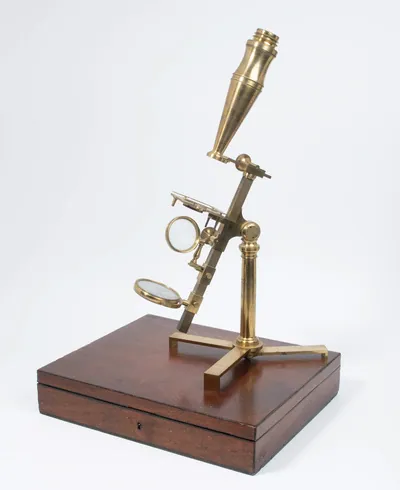 Schuler Auktionen AG - Robert Brettell Bate, Mikroskop "Most Improved "