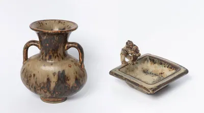 Schuler Auktionen AG - Bode Willumsen, Henkelvase und Ascher