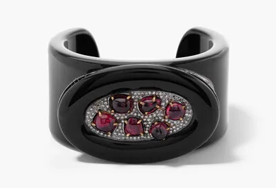Schuler Auktionen AG - Bakelit-Turmalin-Diamant-Armspange