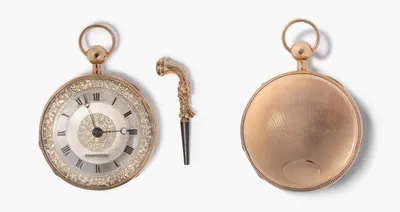 Schuler Auktionen AG - Courvoisier Frères, La Chaux-de-Fonds, Gold-Taschenuhr mit Viertelrepetition, um 1820