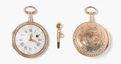 Schuler Auktionen AG - Courvoisier & Houriet, Le Locle, Gold-Spindeluhr, um 1780