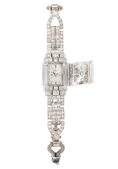 Schuler Auktionen AG - Bucherer Art Déco Diamant-Armbanduhr