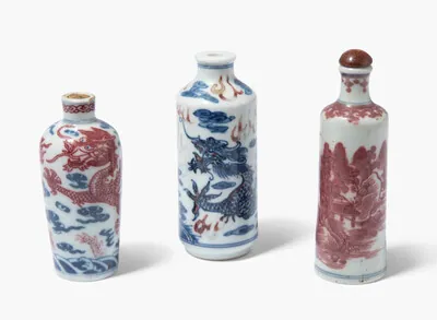 Schuler Auktionen AG - Lot: 3 Snuff Bottles