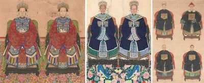 Schuler Auktionen AG - Lot: 3 höfische Ahnenporträts