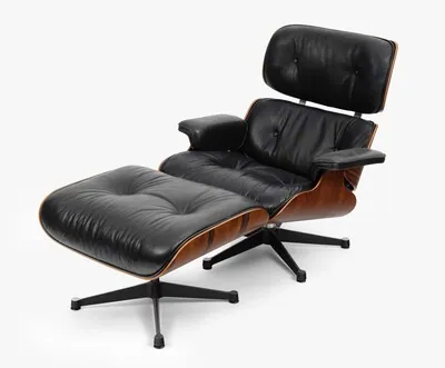 Schuler Auktionen AG - Charles & Ray Eames, Lounge Chair "670" mit Ottoman "671"