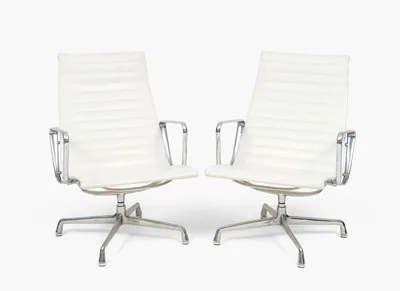 Schuler Auktionen AG - Charles & Ray Eames, 4 Armlehnstühle "EA 124"