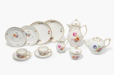 Schuler Auktionen AG - KPM Berlin, Tee-/Kaffeeservice