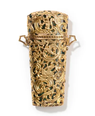 Schuler Auktionen AG - Jaspis-Goldetui, um 1780