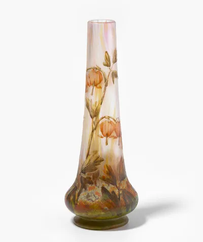 Schuler Auktionen AG - Daum Frères, Langhalsvase "Coeur de Jeanette"