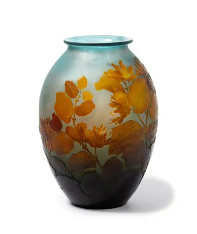 Schuler Auktionen AG - Etablissements Gallé, Vase "Noisettes"