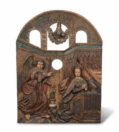 Schuler Auktionen AG - Grosses Relief "Verkündigung an Maria"