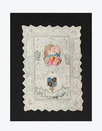 Schuler Auktionen AG - Spitzenbild "Hl. Katharina mit Wappen"