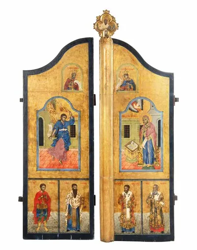 Schuler Auktionen AG - Königstür einer Ikonostase