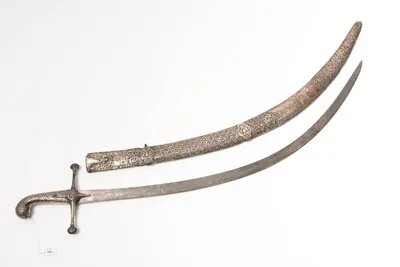 Schuler Auktionen AG - Säbel, Silber-Shamshir