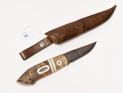 Schuler Auktionen AG - Damast-Finnenmesser, Puukko