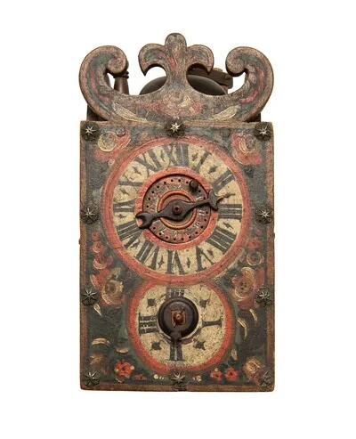 Schuler Auktionen AG - Davoser Holzräderuhr