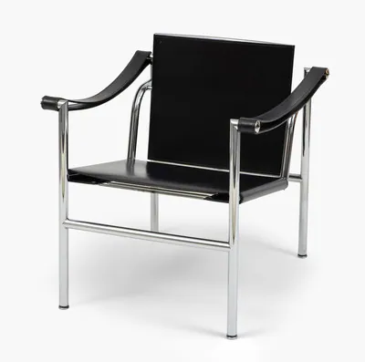 Schuler Auktionen AG - Le Corbusier, Charlotte Perriand und Pierre Jeanneret, Armlehnstuhl "LC1"