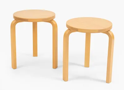 Schuler Auktionen AG - Alvar Aalto, 2 Hocker "60"