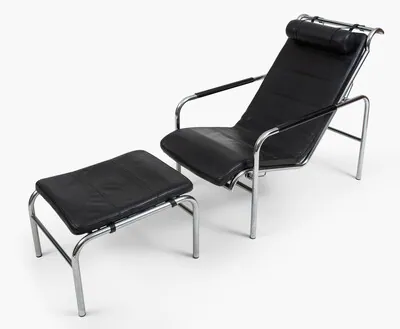 Schuler Auktionen AG - Gabriele Mucchi, Armlehnsessel mit Ottoman "Genni 920"