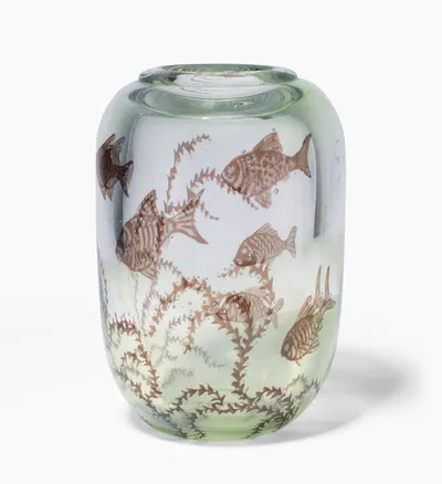 Schuler Auktionen AG - Edward Hald, Vase "Fiskgraal"